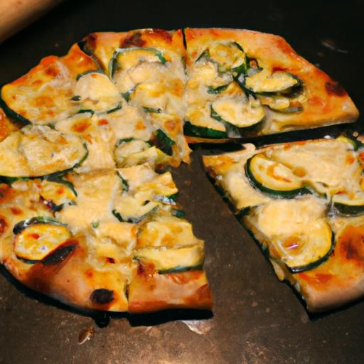 Garlic and Zucchini Flatbread