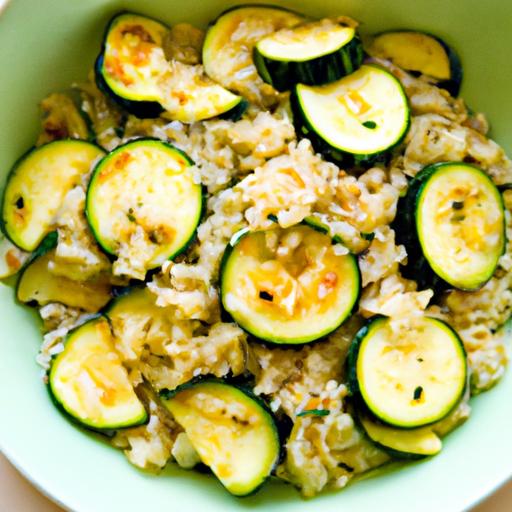 garlic and zucchini fried rice