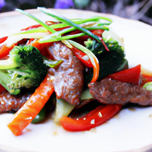 garlic beef stir fry