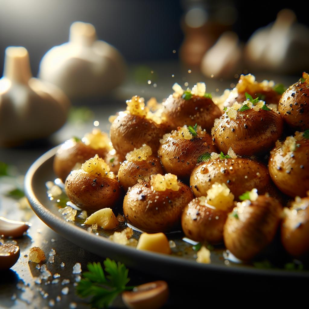 garlic butter mushrooms