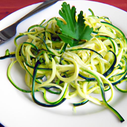 garlic butter zucchini noodles