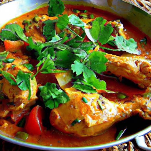 garlic chicken curry