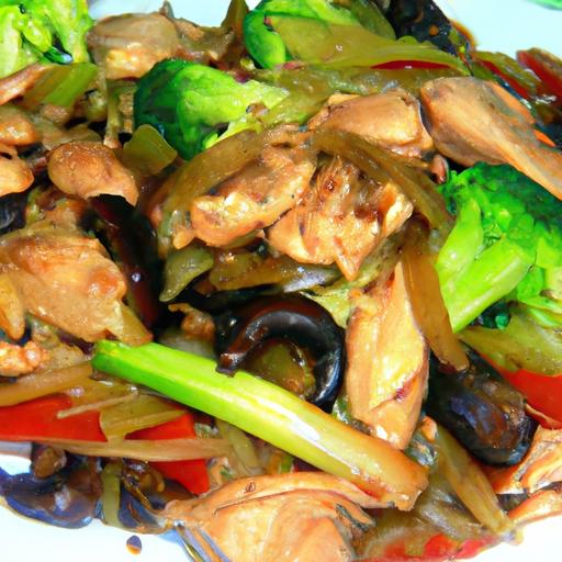 garlic chicken stir fry