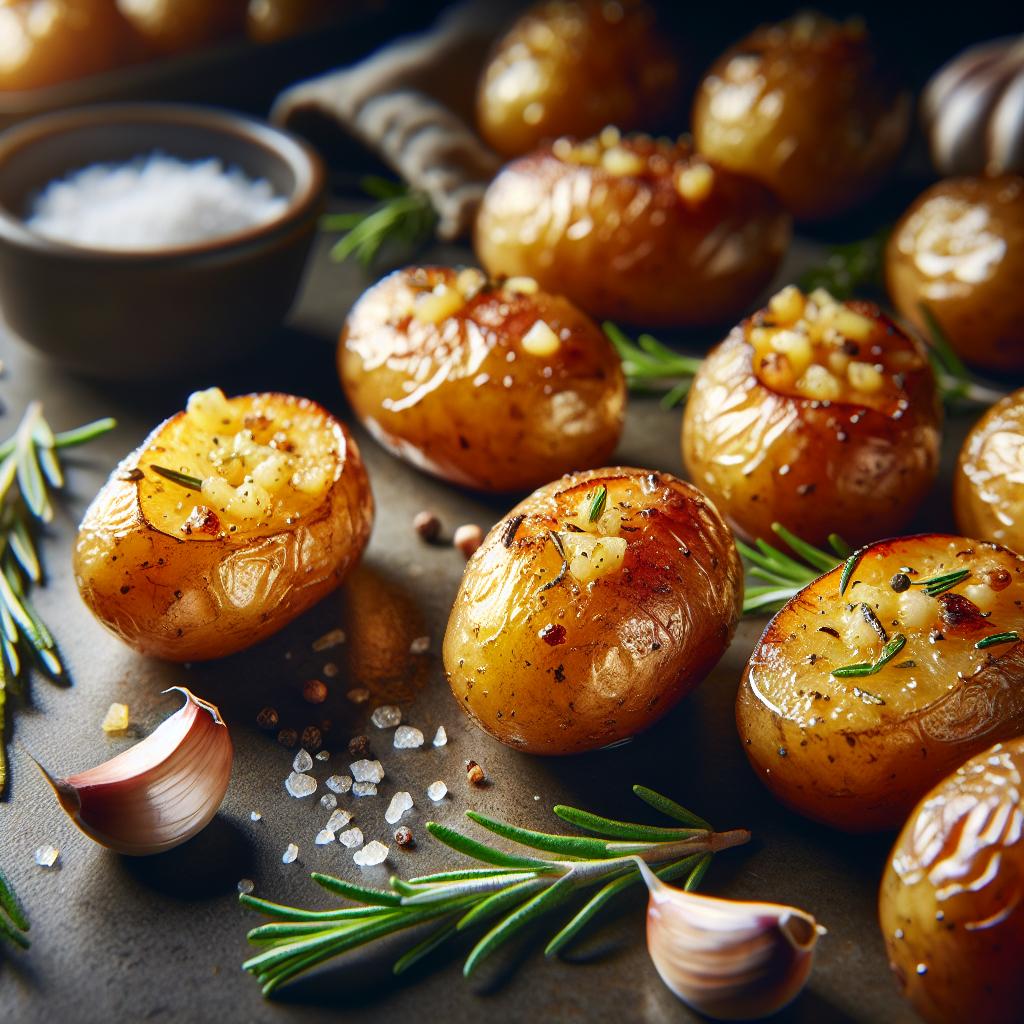 garlic roasted potatoes