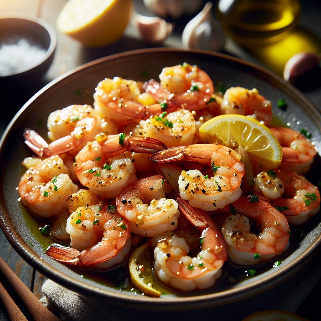 garlic shrimp saute