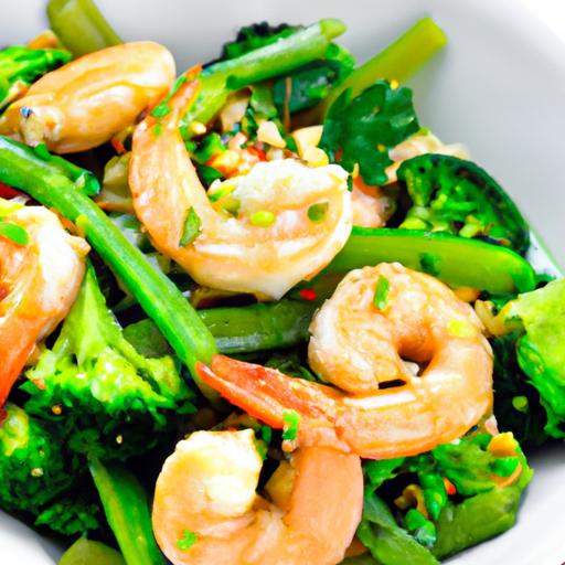 garlic shrimp stir fry