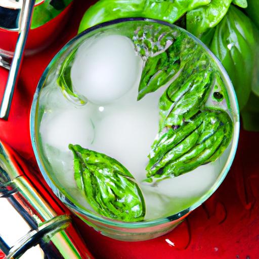 gin basil spritzer