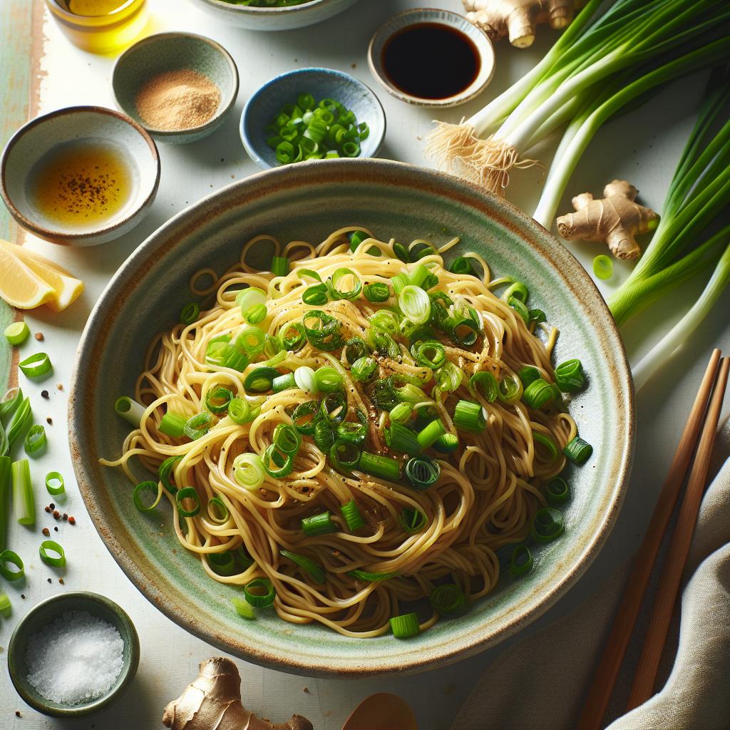 Ginger Scallion Noodles