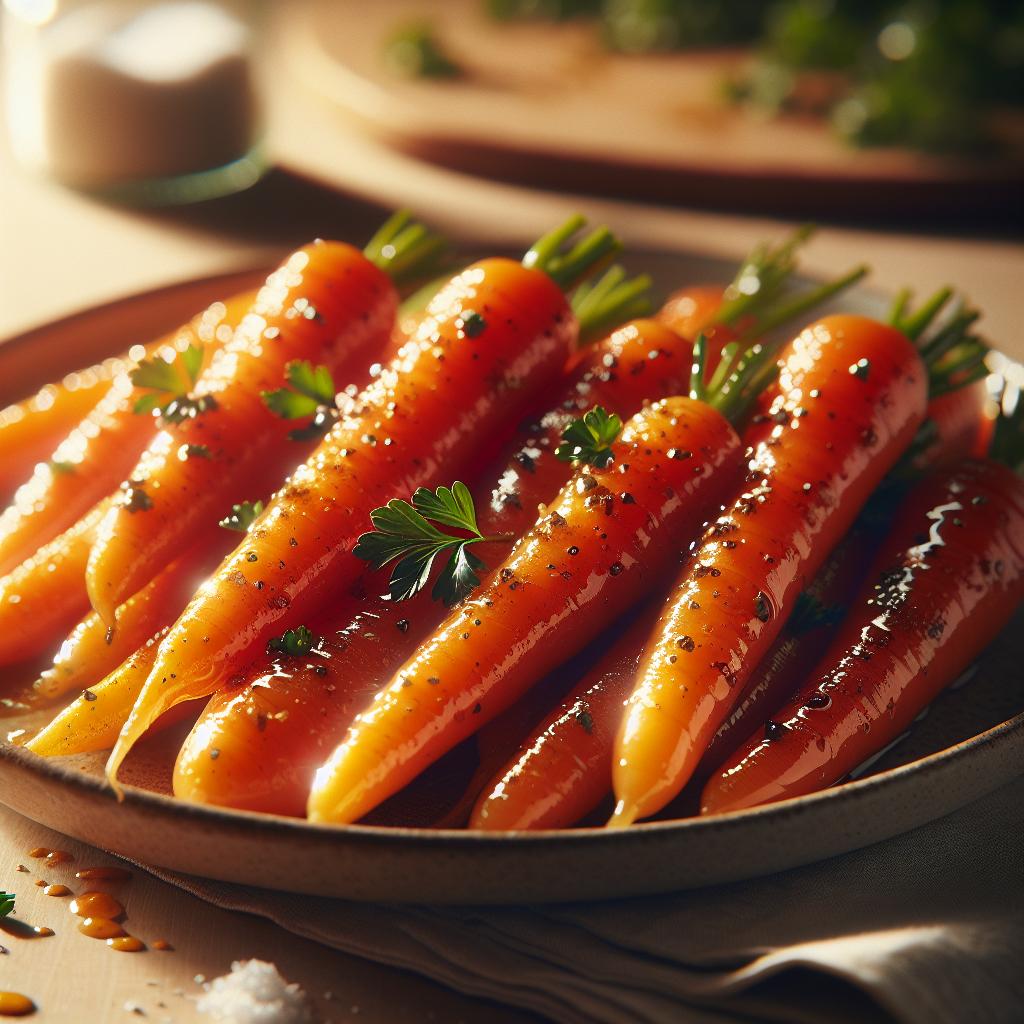 glazed baby carrots