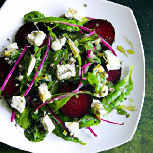 Gluten Free Beet and Goat Cheese Salad