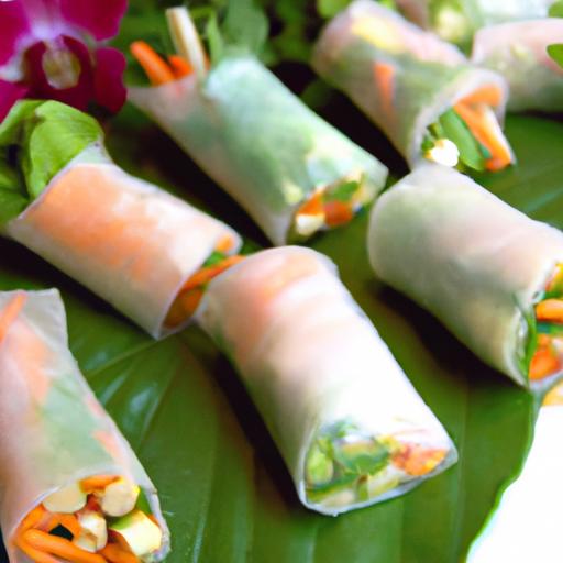 Gluten Free Rice Paper Spring Rolls