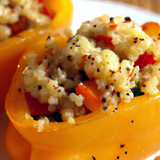 gluten free vegetable stuffed peppers