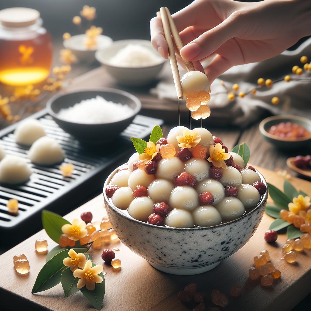 Glutinous Rice Balls in Fermented Rice Soup