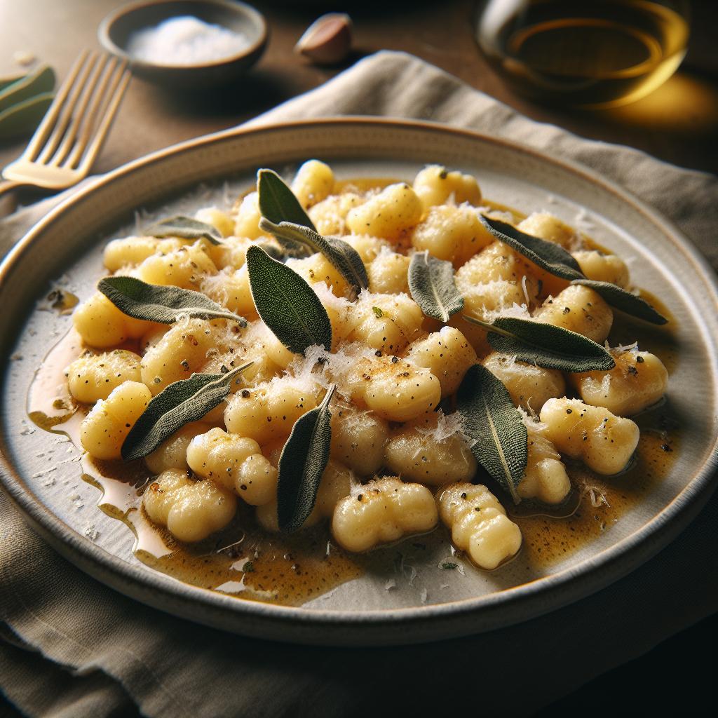 gnocchi with brown butter and sage