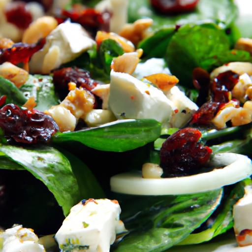 Goat Cheese and Spinach Salad