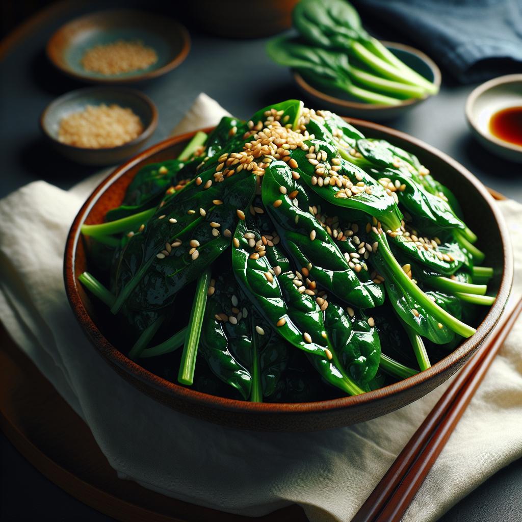 gomaae (sesame spinach salad)