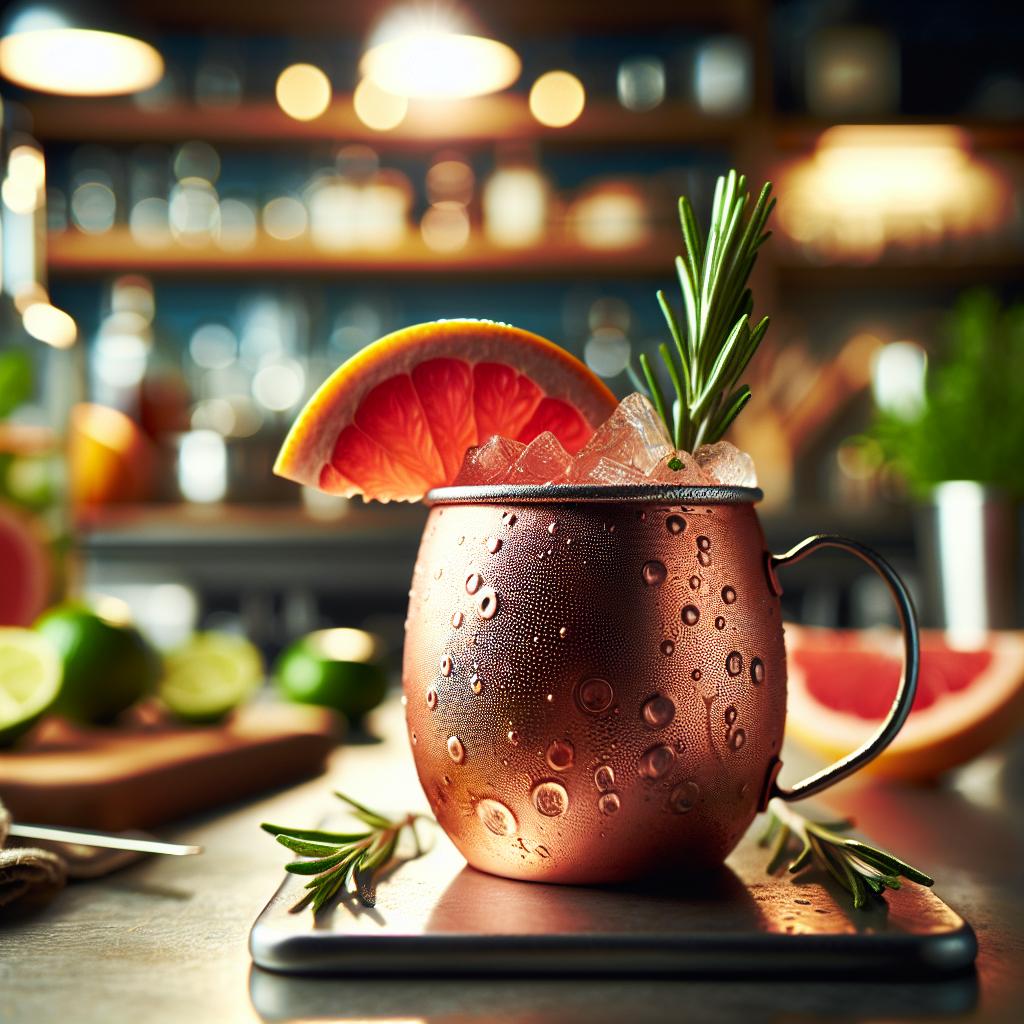 Grapefruit Rosemary Mule