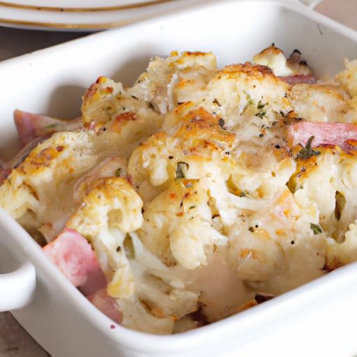 gratin de chou fleur au jambon