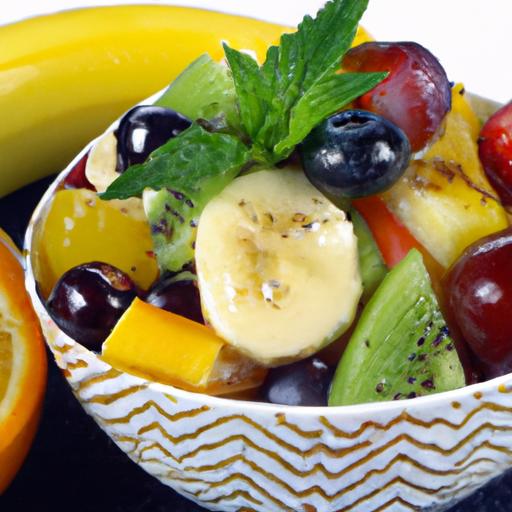 Greek Fruit Salad with Honey and Lemon