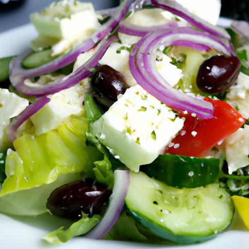 Greek Salad with Parmesan