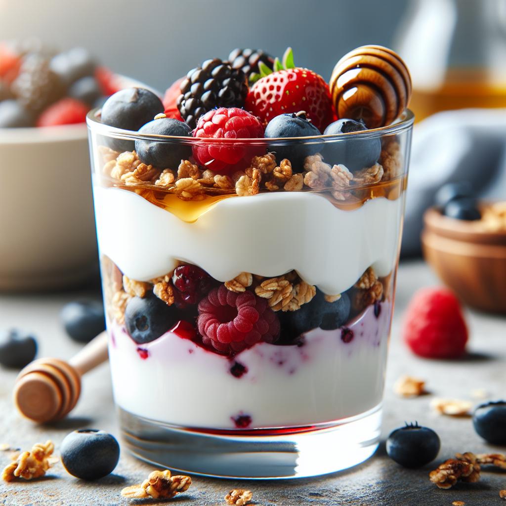 Greek Yogurt and Berry Parfait