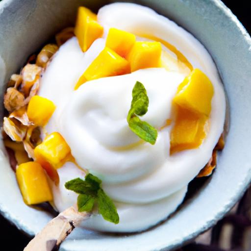 greek yogurt with honey and fruit