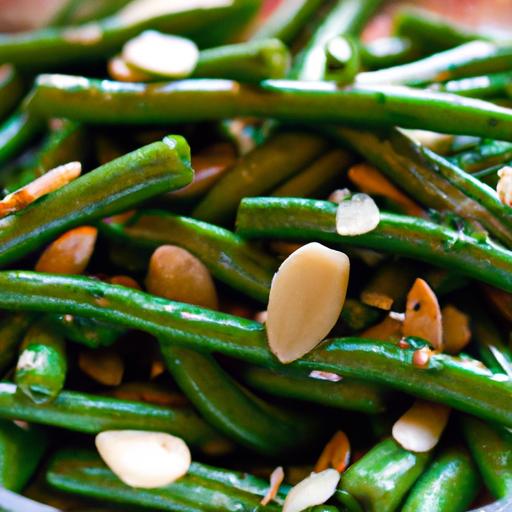 green bean and almondine