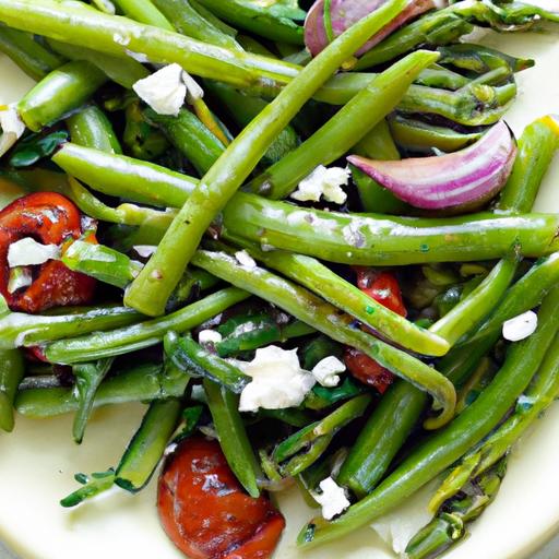 green bean and asparagus salad