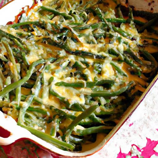 green bean and cream cheese casserole