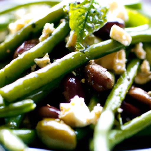 green bean and feta salad