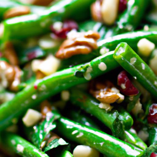 green bean and gorgonzola salad