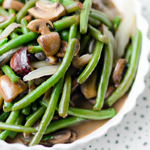 green bean and mushroom casserole