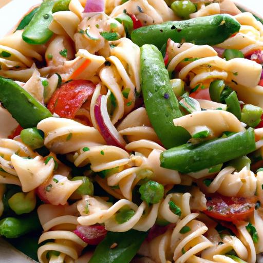 green bean and pasta salad