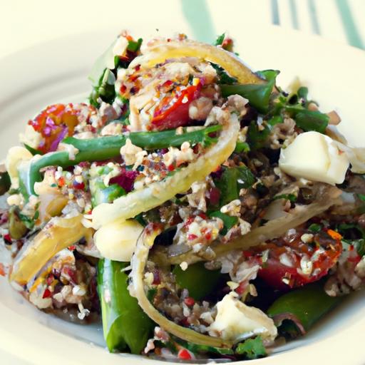 green bean and quinoa salad