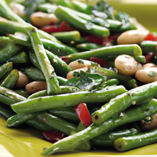 green bean and smoked paprika salad