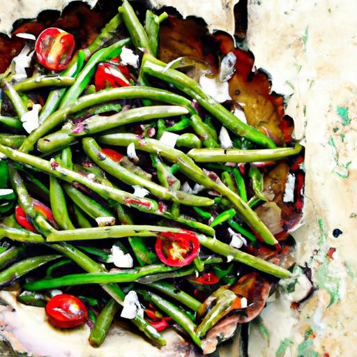 green bean and tomato salad