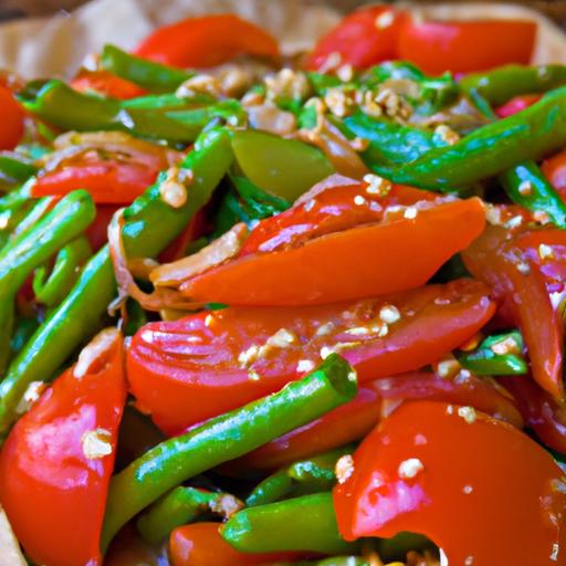 green bean and tomato stir fry