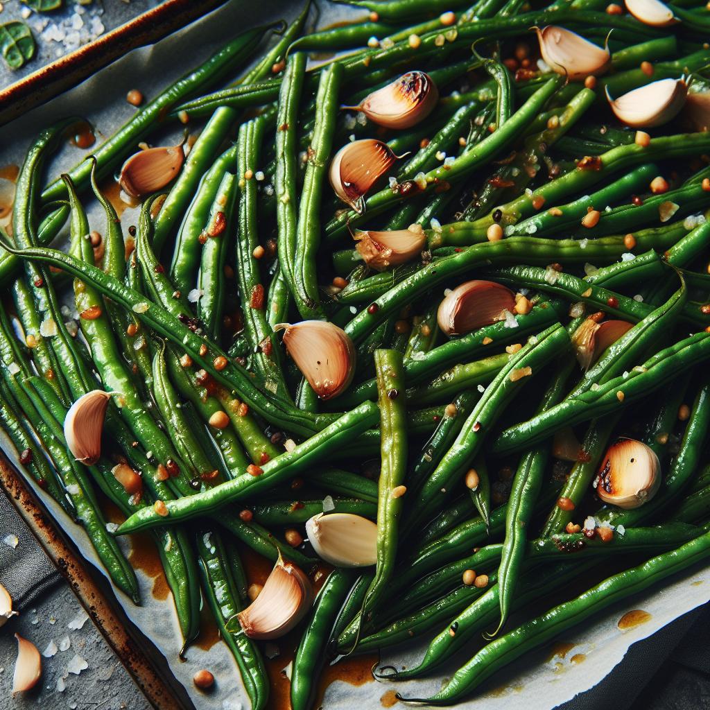 green beans with ginger and garlic