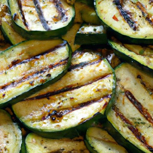 grilled/roasted zucchini