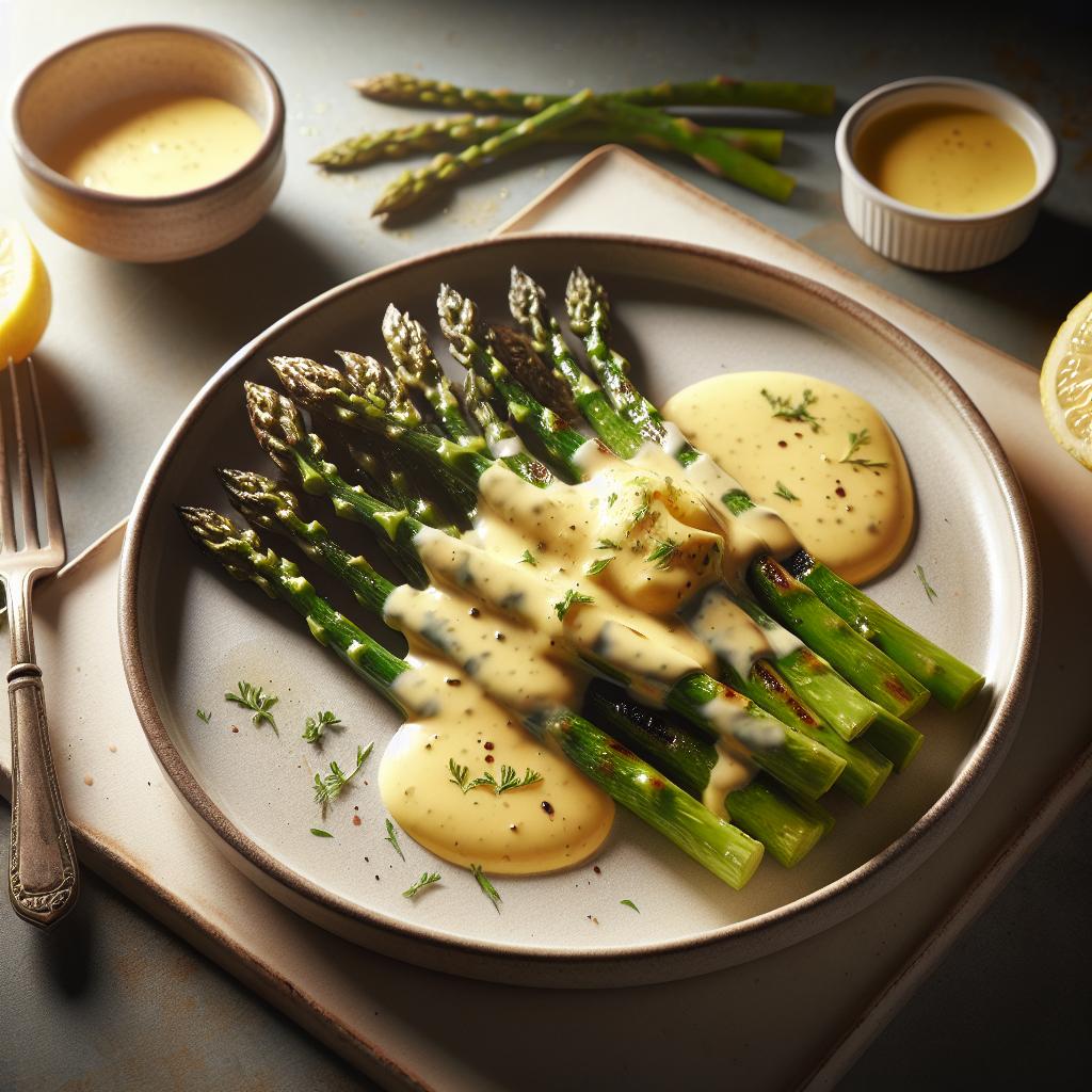 Grilled Asparagus with Hollandaise