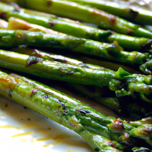 grilled asparagus with lemon butter