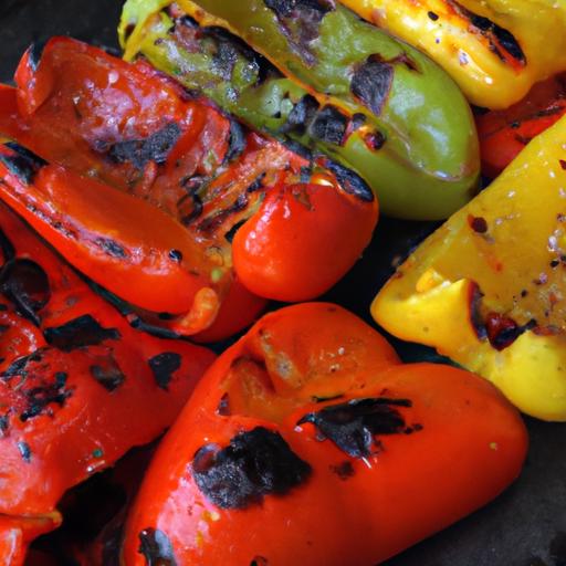 grilled bell peppers