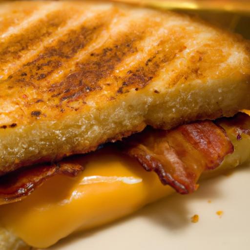 grilled cheese with bacon