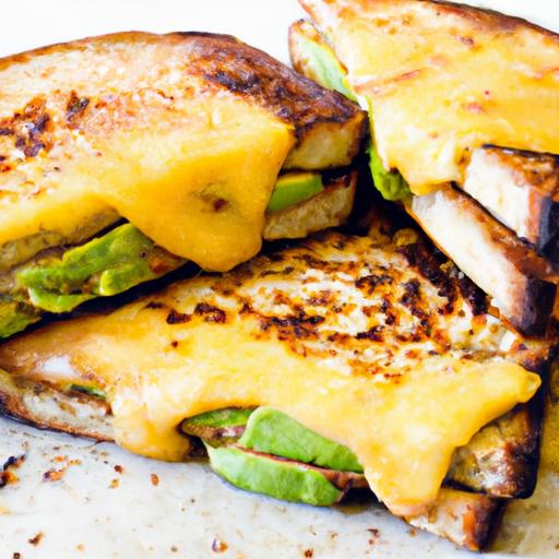 grilled cheese with jalapenos and avocado