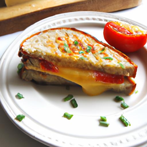 grilled cheese with roasted tomatoes