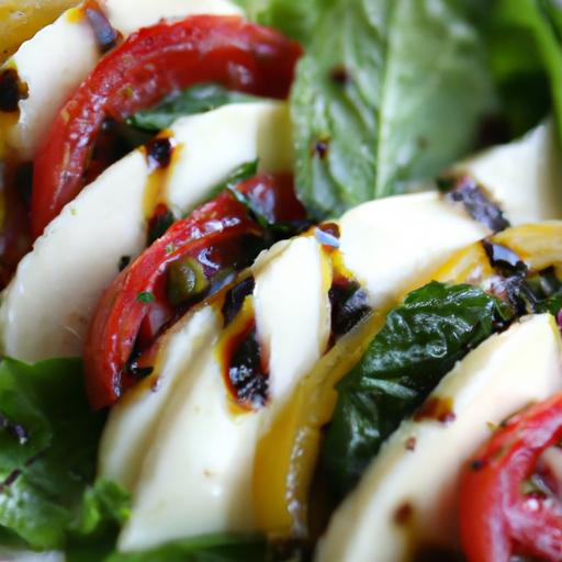 grilled endive caprese salad