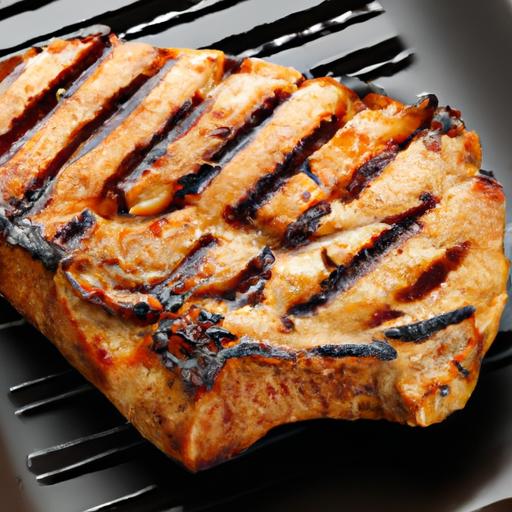 grilled pork chops