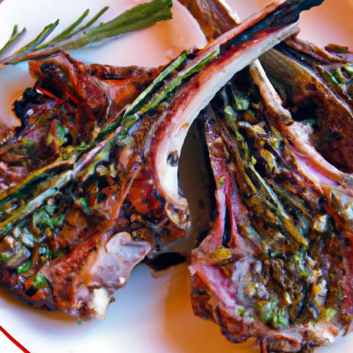 grilled rosemary lamb chops