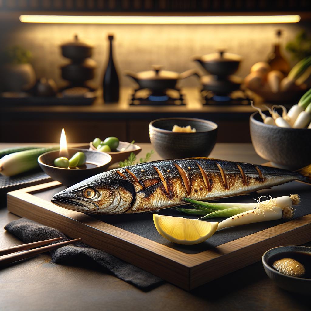 grilled sanma