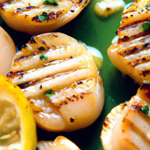 grilled scallops